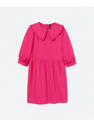 Collared Poplin Dress