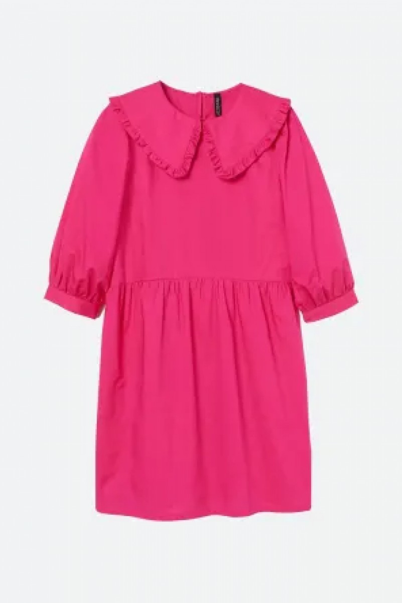 Collared Poplin Dress