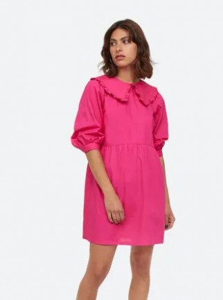 Collared Poplin Dress