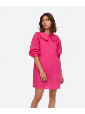 Collared Poplin Dress